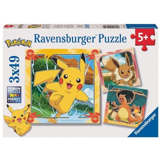 RAVENSBURGER Pokemon puzzle 3x39pcs
