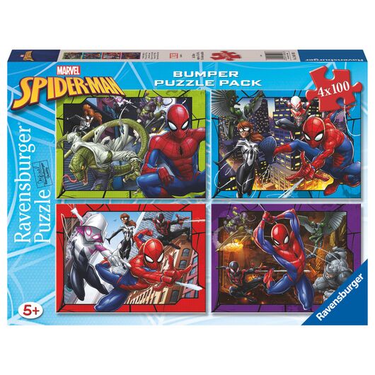 RAVENSBURGER Marvel Spiderman puzzle 4x100pcs