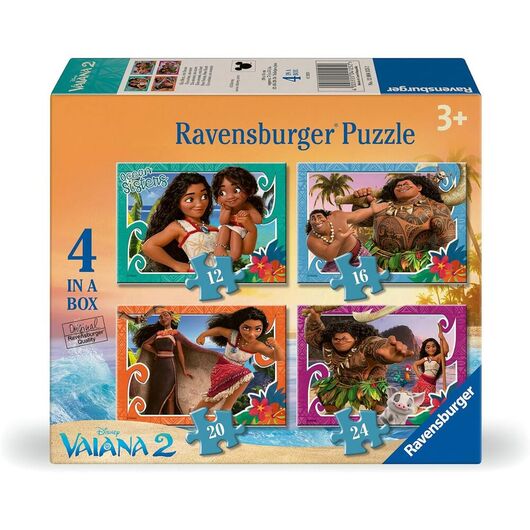RAVENSBURGER Disney Vaiana 2 puzzle 12-16-20-24pcs