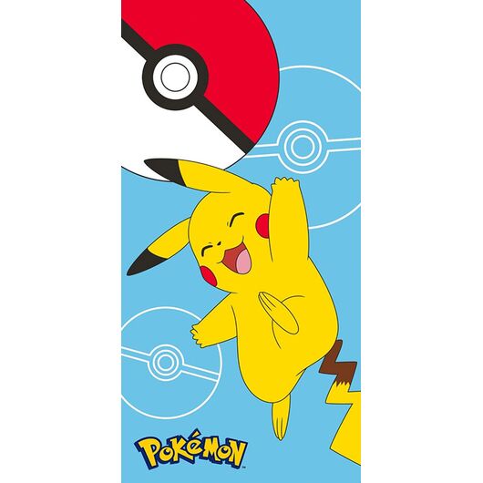 Telo Mare Poliestere Pokemon Pikachu 70x140cm