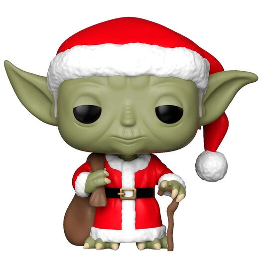 FUNKO POP figure Star Wars Holiday Santa Yoda