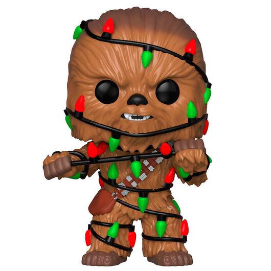 FUNKO POP figure Star Wars Holiday Chewie with Lights