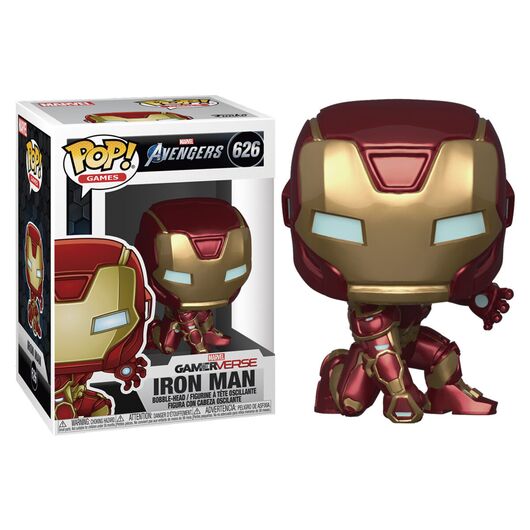 FUNKO POP figure Marvel Avengers Game Iron Man Stark Tech Suit