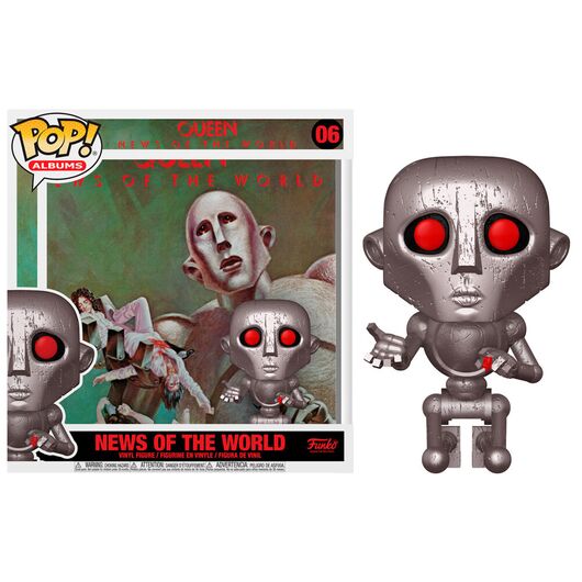 FUNKO POP figure Queen News of the World with Album Case