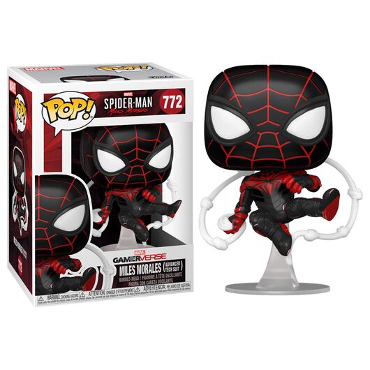FUNKO POP figure Marvel Spiderman Miles Morales Advanced Tech Suit