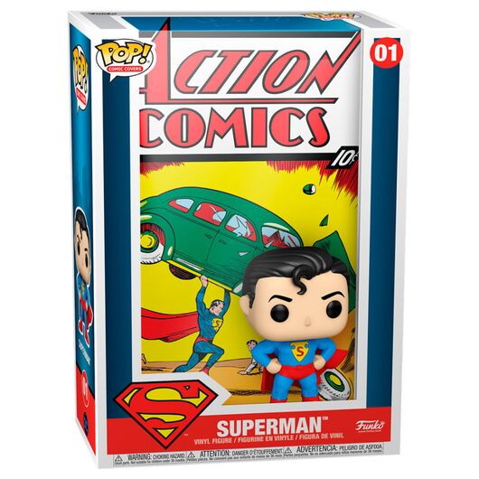 FUNKO POP figure Comic Cover DC Superman Action Comic