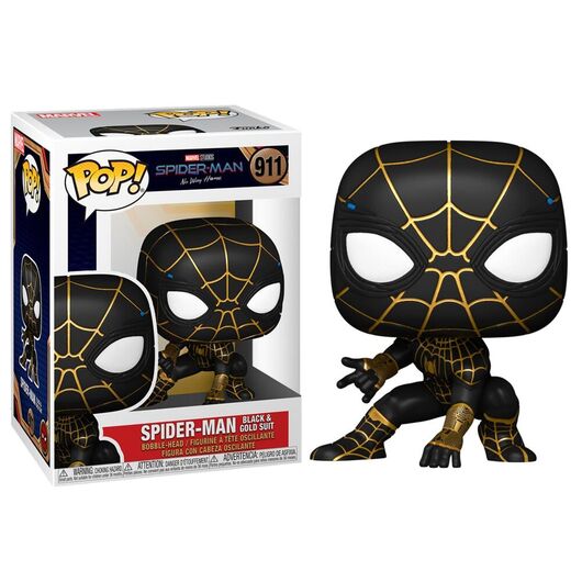 FUNKO POP figure Marvel Spiderman No Way Home Spiderman Black & Gold Suit