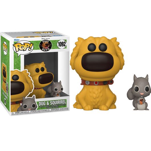 FUNKO POP figure Dug Days  Dug with Squirrel