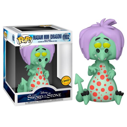 FUNKO POP figure Disney The Sword in the Stone Mim as Dragon Chase 15cm