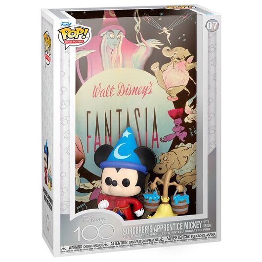 FUNKO POP figure Movie Poster Disney 100th Fantasia Sorcerer s Apprentice Mickey