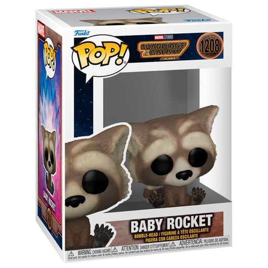 FUNKO POP figure Marvel Guardians of the Galaxy 3 Baby Rocket
