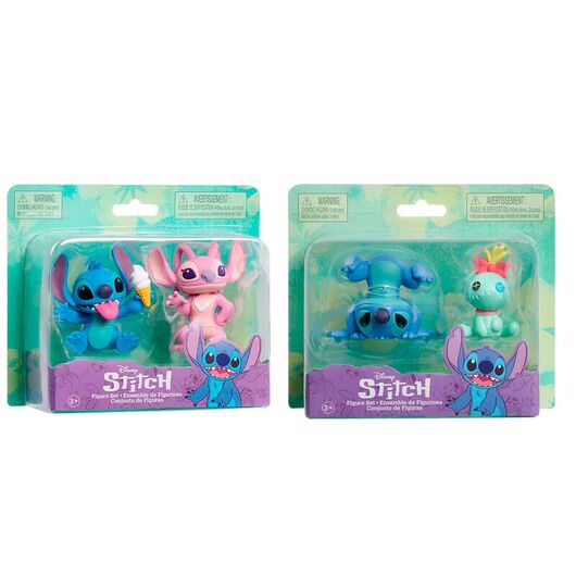 JUST PLAY Disney Stitch assorted pack 2 figures 7,5cm