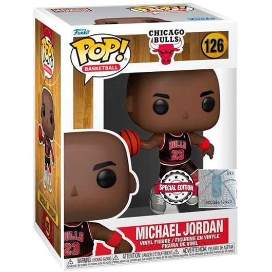 FUNKO POP figure NBA Chicago Bulls Michael Jordan with Jordans Exclusive