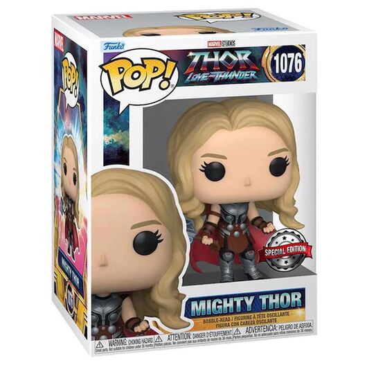 FUNKO POP figure Marvel Thor Love and Thunder Mighty Thor Exclusive