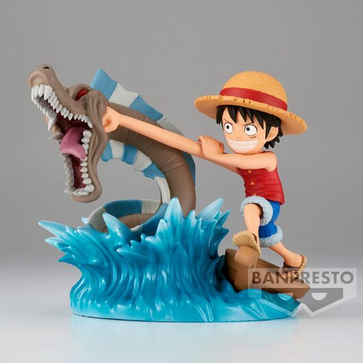 BANPRESTO One Piece Log Stories Monkey D Luffy vs Local Sea figure 7cm