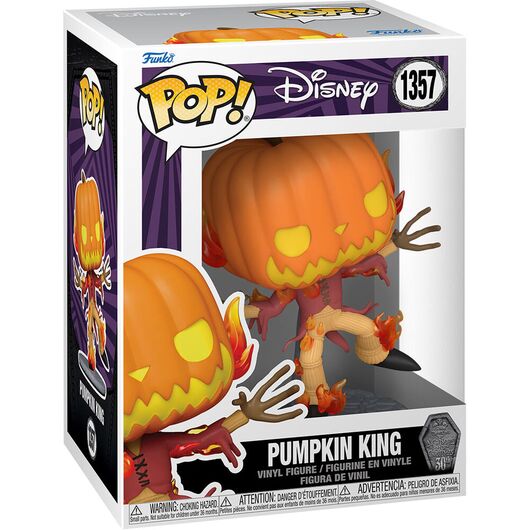 FUNKO POP figure Disney Nightmare Before Christmas 30th Anniversary Pumpkin King