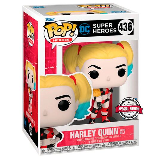FUNKO POP figure DC Comics Super Heroes Harley Quinn Exclusive