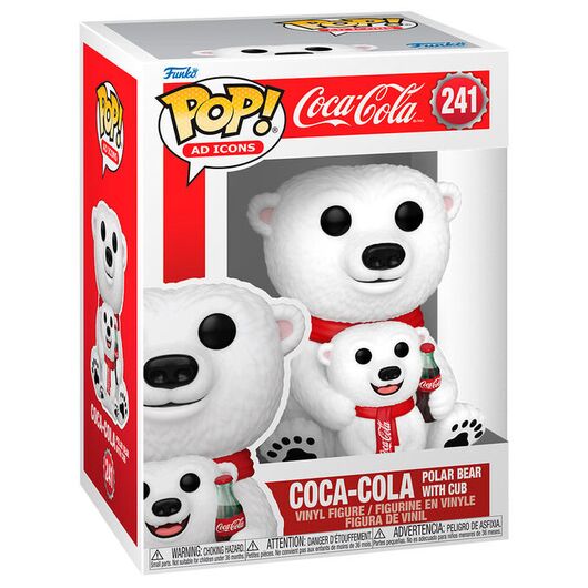 FUNKO POP figure Coca -Cola Polar Bear with Cub