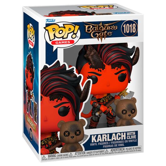 FUNKO POP figure Baldurs Gate Karlach with Clive