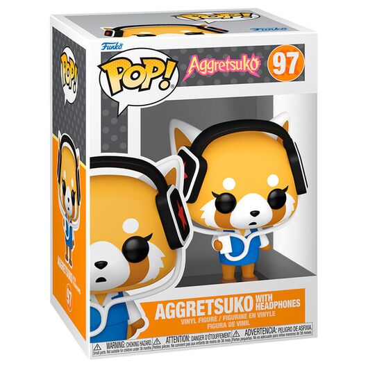 FUNKO POP figure Aggretsuko - Aggretsuko with Headphones