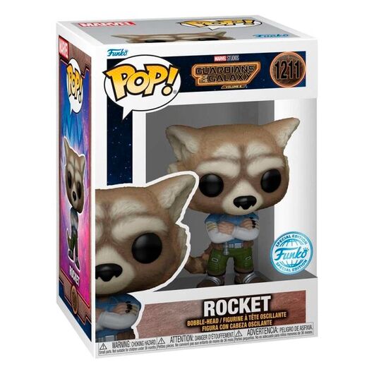 FUNKO PO figure Marvel Guardians of the Galaxy Rocket Exclusive