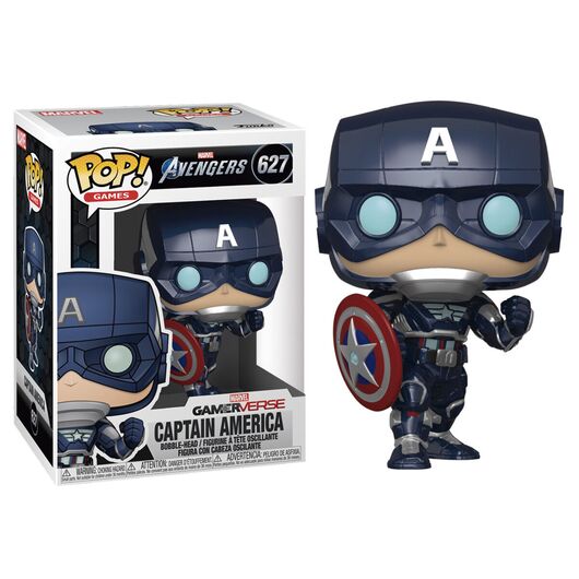 FUNKO POP figure Marvel Avengers Game Captain America Stark Tech Suit