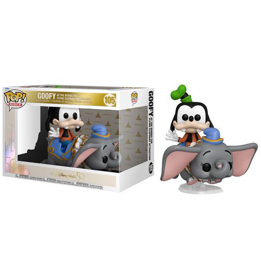 FUNKO POP figure World 50th Goofy At the Dumbo the Flying Elephant Attraction