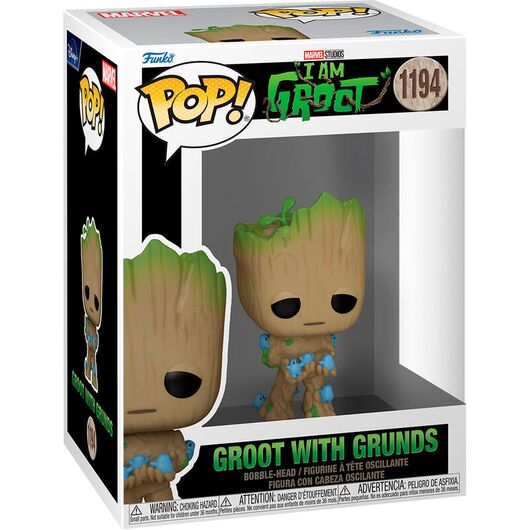 FUNKO POP figure Marvel I am Groot - Groot with Grunds