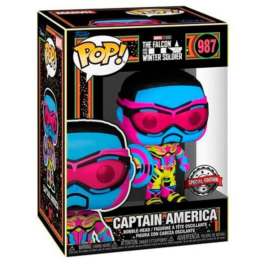 FUNKO POP figure Marvel The Falcon Winter Soldier Capitan America Exclusive
