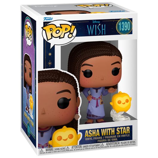 FUNKO POP figure Disney Wish Asha with Star