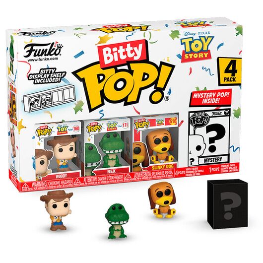 FUNKO Blister 4 figures Bitty POP Disney Toy Story Woody