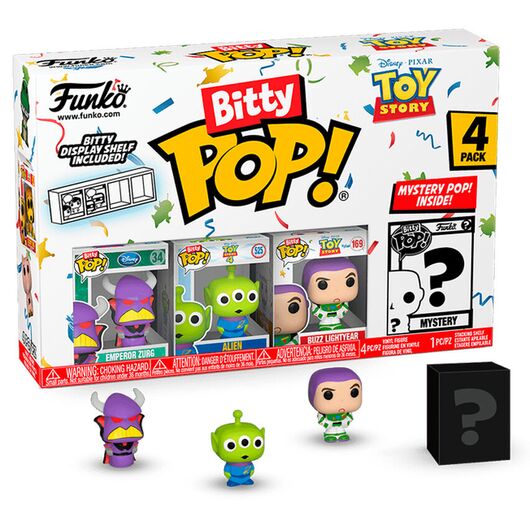 FUNKO Blister 4 figures Bitty POP Disney Toy Story Zurg
