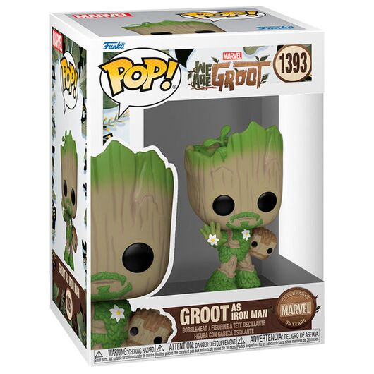 FUNKO POP figure Marvel We Are Groot - Groot as Iron Man