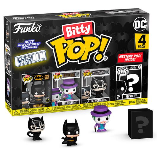 FUNKO Blister 4 figures Bitty POP DC Comics Batman 85th Anniversary Batman