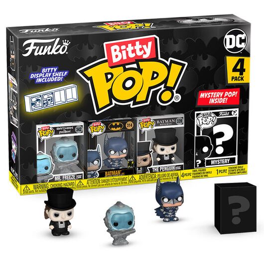 FUNKO Blister 4 figures Bitty POP DC Comics Batman 85th Anniversary Mr. Freeze
