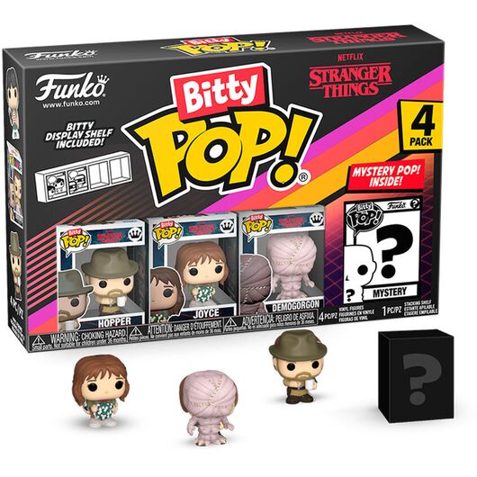 FUNKO Blister 4 figures Bitty POP Stranger Things Hopper