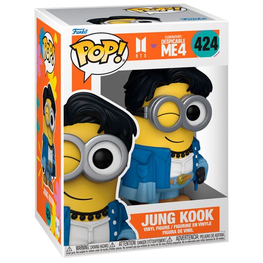 FUNKO POP figure Despicable Me 4 Jung Kook Minion