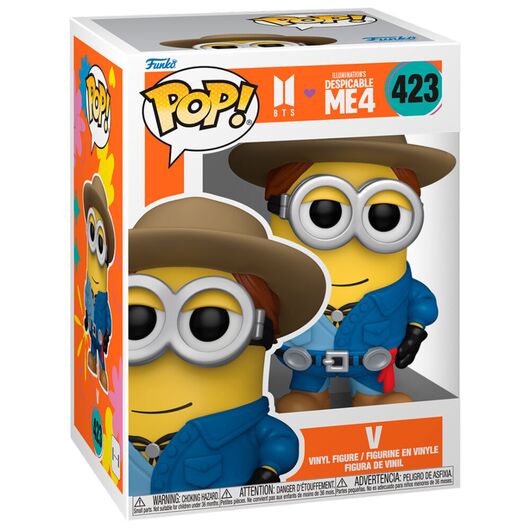 FUNKO POP figure Despicable Me 4 V Minion