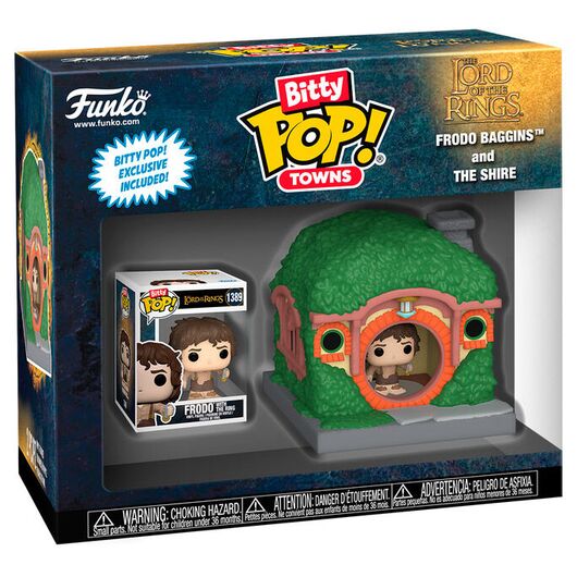 FUNKO Bitty POP figure Town The Lord of the Rings Frodo Baggins and the Shire