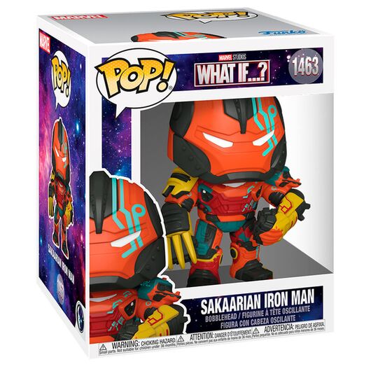 FUNKO POP figure Super Marvel What IF Sakaarian Iron Man