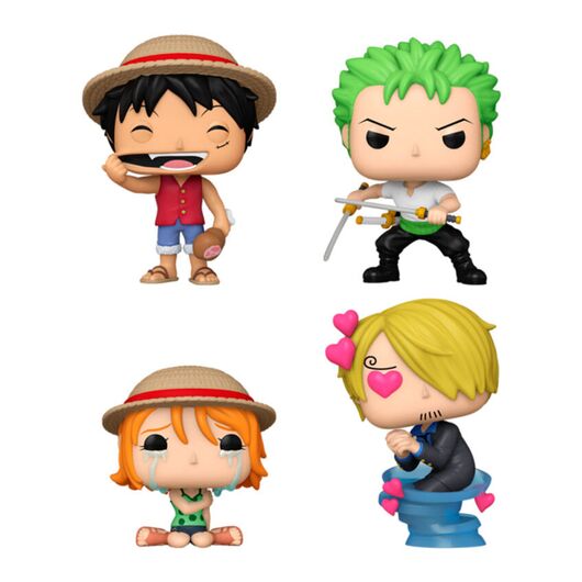 FUNKO POP pack 4 figures One Piece Exclusive