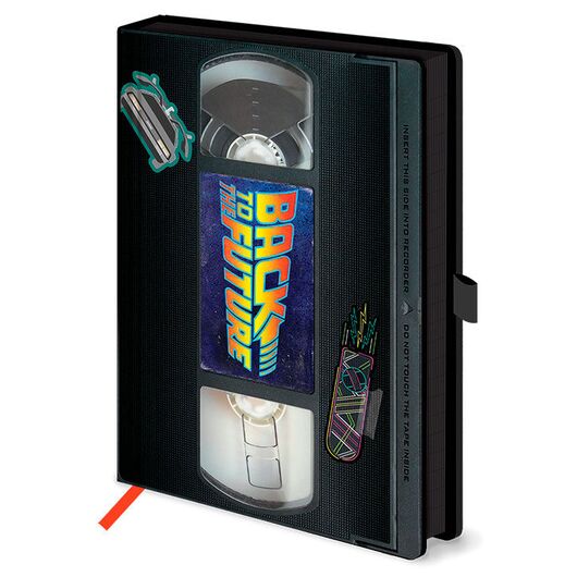PYRAMID Back to the Future VHS premium A5 notebook