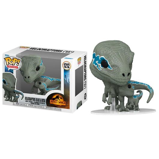 FUNKO POP figure Jurassic World 3 Velociraptors Blue & Beta