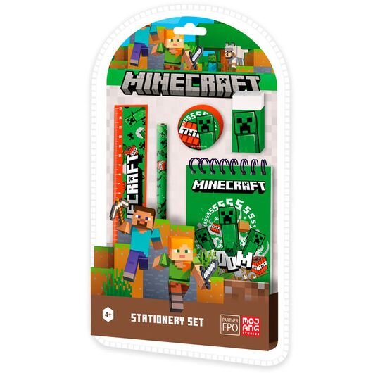 KIDS LICENSING Minecraft stationery set 5pcs