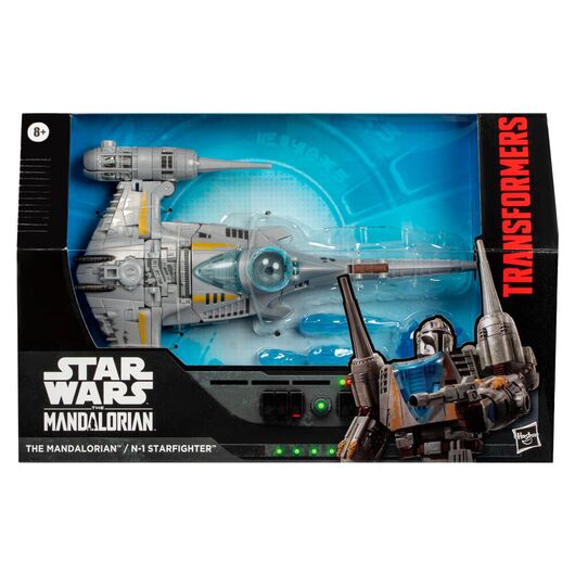 HASBRO Transformers Star Wars The Mandalorian N-1 Starfighter figure 19cm