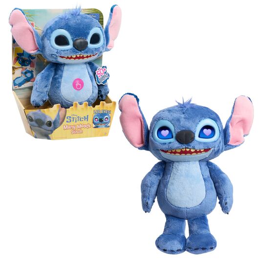 JUST PLAY Disney Stitch interactive plush toy 30cm