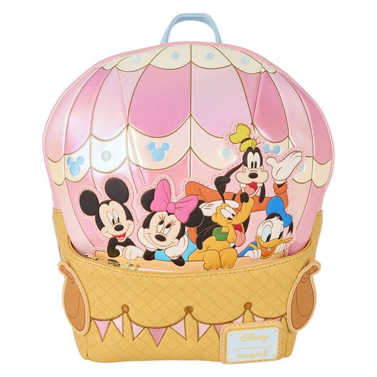 LOUNGEFLY Loungefly Disney Mickey & Friends Shape Hot Air Balloon backpack 26cm