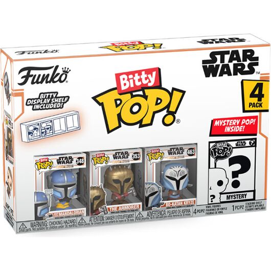 FUNKO BITTY POP 4 Pack Star Wars The Mandalorian Heavy