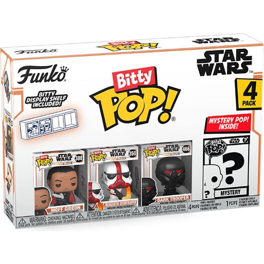 FUNKO BITTY POP 4 Pack Star Wars The Mandalorian Moff Gideon