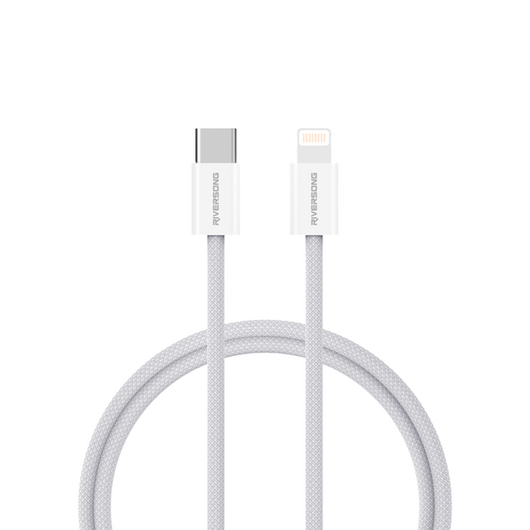 Riversong Cable Type-C to Lightning 27W Lotus 10 1m Light Gray